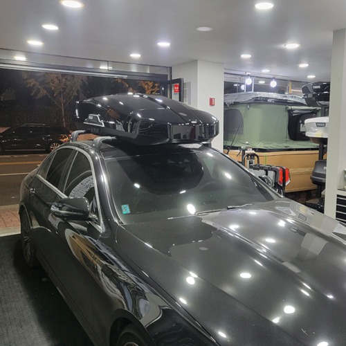 벤츠E클래스 W213 루프박스 툴레 모션XT XL 블랙유광