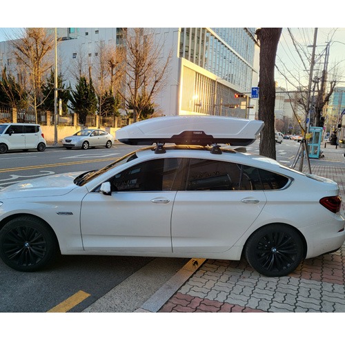 BMW5GT 루프박스 툴레 모션XT XL 화이트