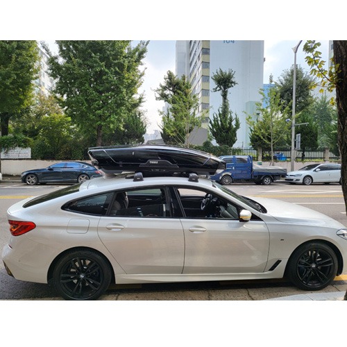BMW 6GT 루프박스, 툴레 모션XT XL 블랙유광