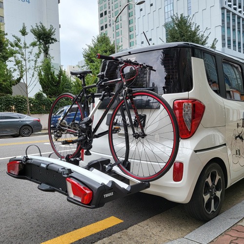 기아 레이 자전거캐리어 툴레 939벨로스페이스XT 3 견인장치용 자전거랙